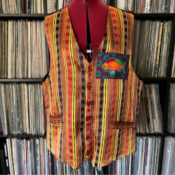 Phish phexico party time vest fishman donuts tropical island Mardi Gras - Picture 4 of 9